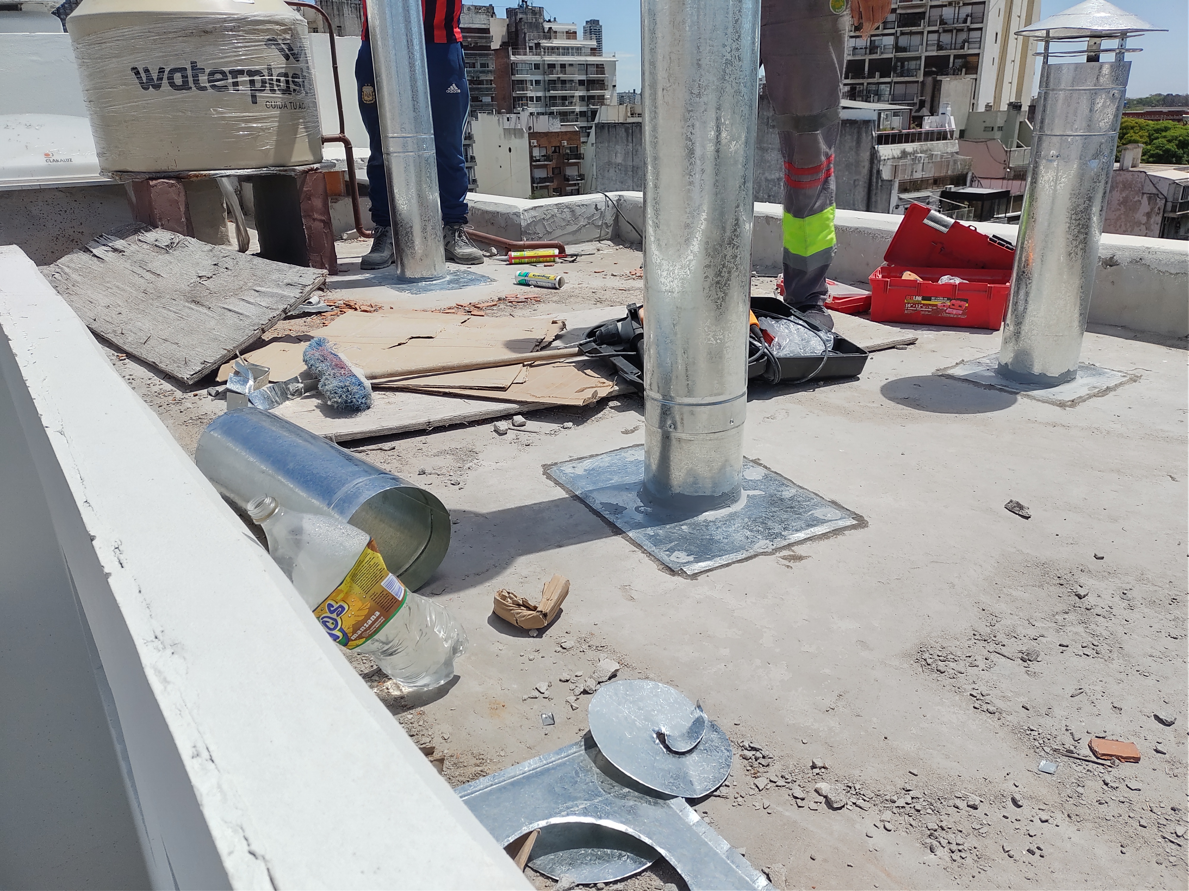 Obra de ventilación terminada